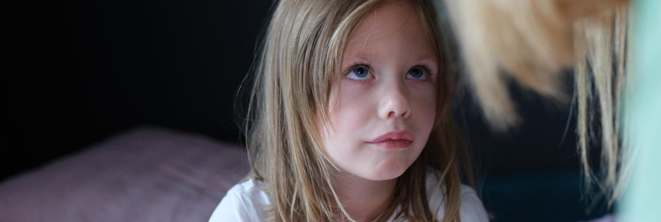 Photo of an unhappy child