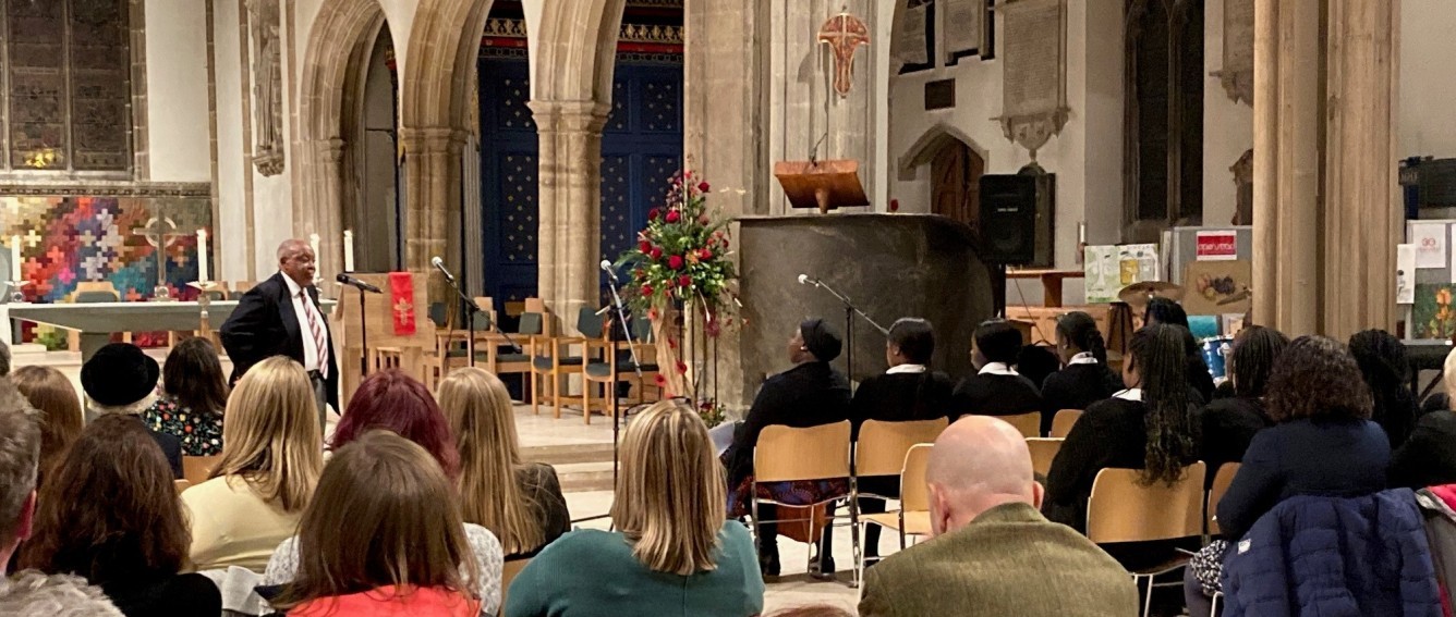 A view from within Chelmsford Cathedral