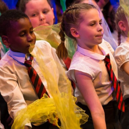 Children in an assembly