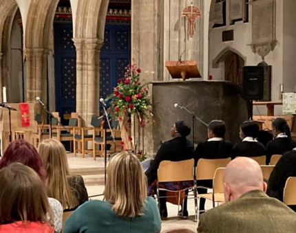 A view from within Chelmsford Cathedral