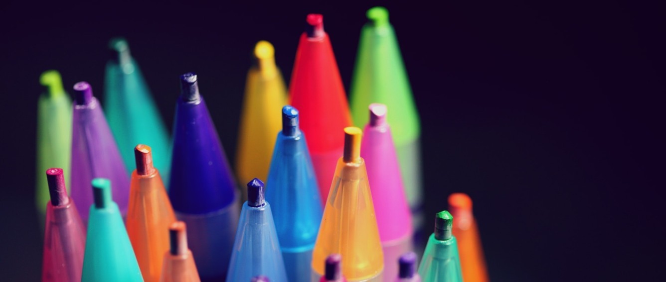 Coloured pencils