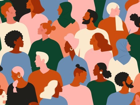 Various people of difference ethnicities