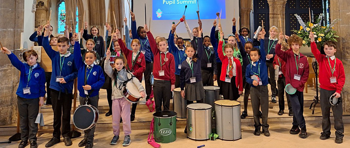 Pupils in the Cathedral