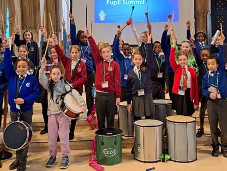 Pupils in the Cathedral