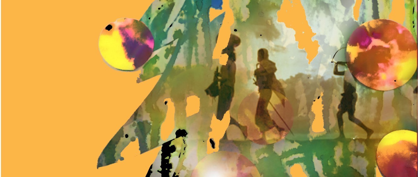 Christmas tree artwork